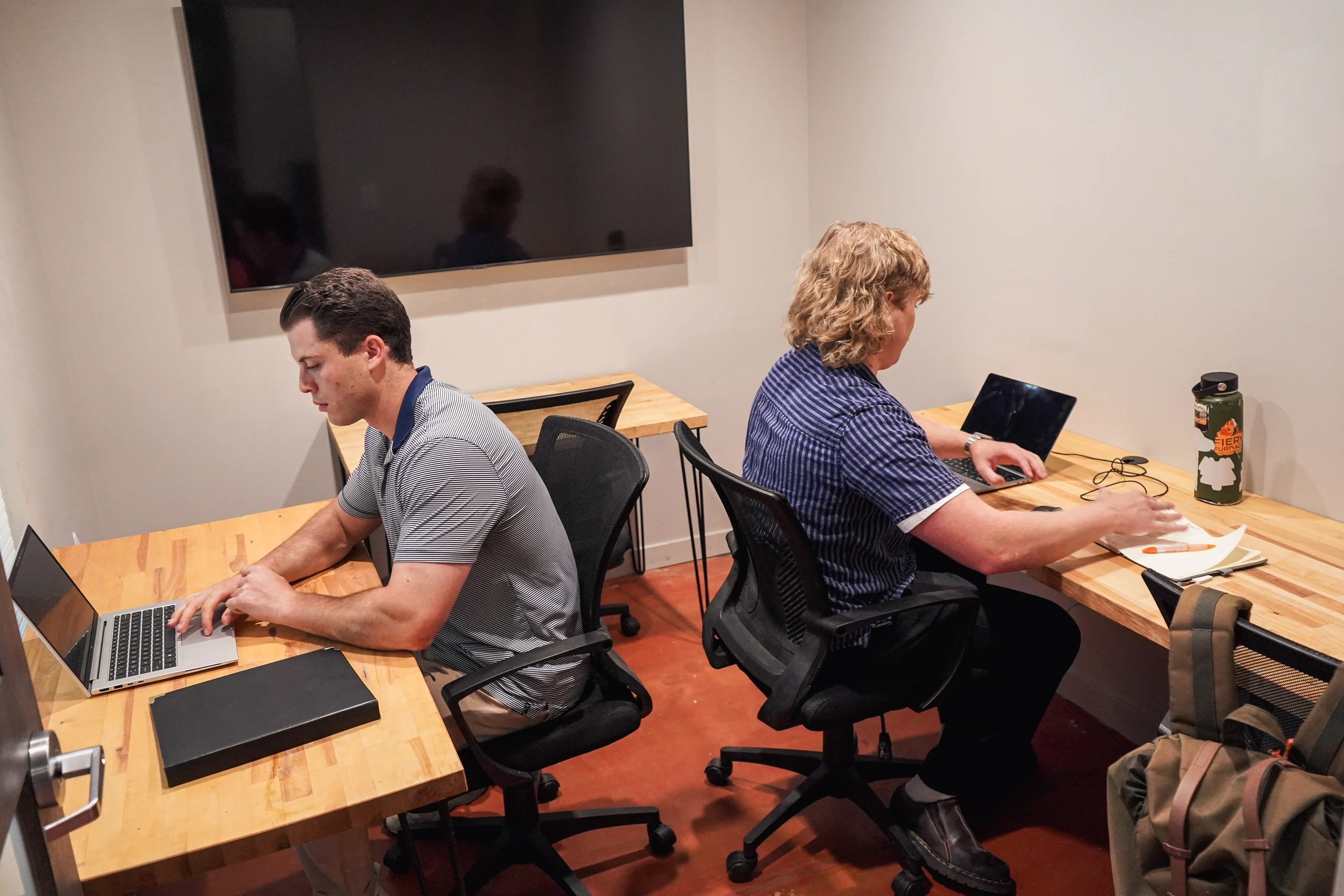 Members working in a private office at Merritt Workspace, Sloan's Lake, Denver