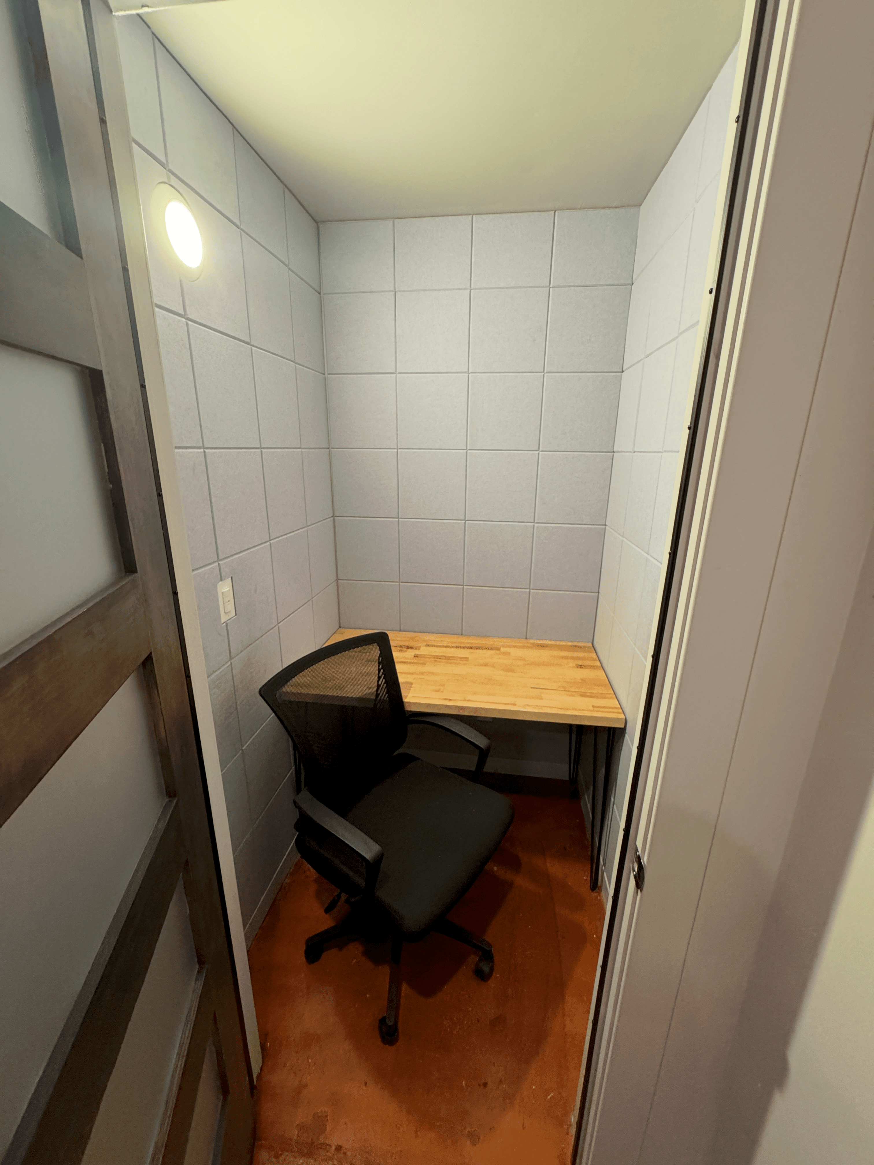 Private phone booths at Merritt House